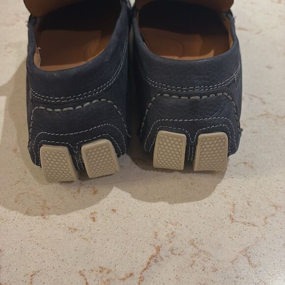 NWOT Clarks Men's Navy Loafers SZ 7 - Picture 7 of 8